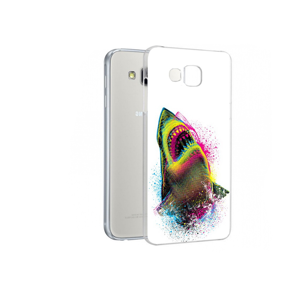 

Чехол MyPads Tocco для Samsung Galaxy A7 челюсти-2, Прозрачный, Tocco