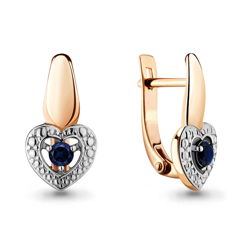 

Серьги из серебра с сапфиром Aquamarine Aquamarine 040265_925_з, 040265_925_з