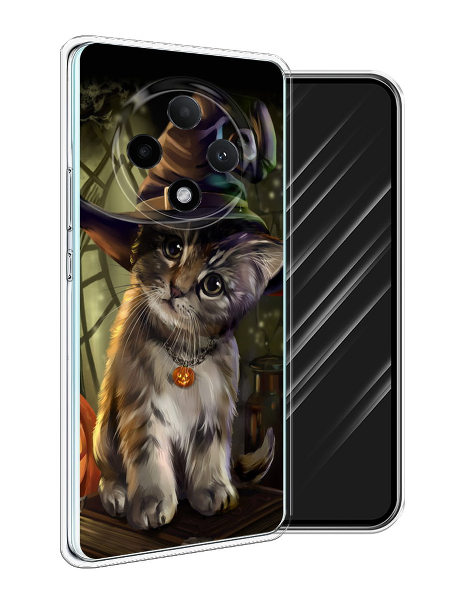 

Чехол Awog на Oppo A3 Pro 5G "Кот на Хэллоуин", Зеленый;серый, 2517950-1
