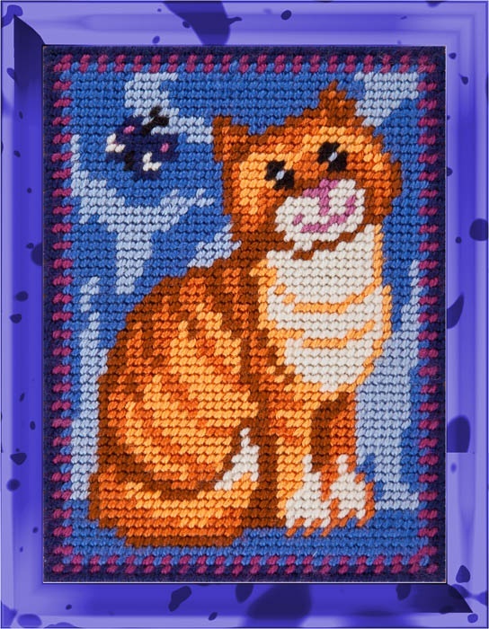 

Borovsky&Sons с пряжей, Bambini, Рыжий кот, 15*20 см
