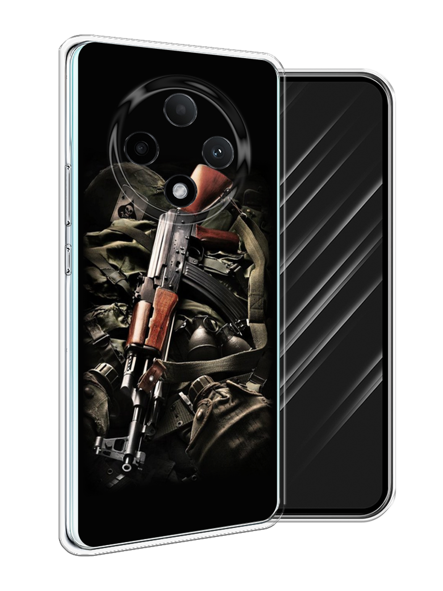 

Чехол Awog на Oppo A3 Pro 5G "Автомат", Черный;коричневый;серый, 2517950-1