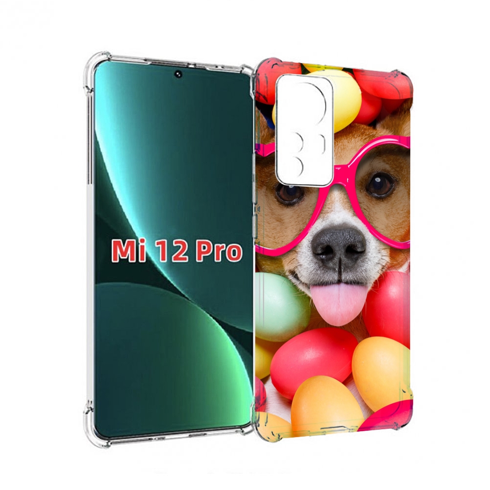 

Чехол MyPads Собака-в-яйцах для Xiaomi 12S Pro, Прозрачный, Tocco