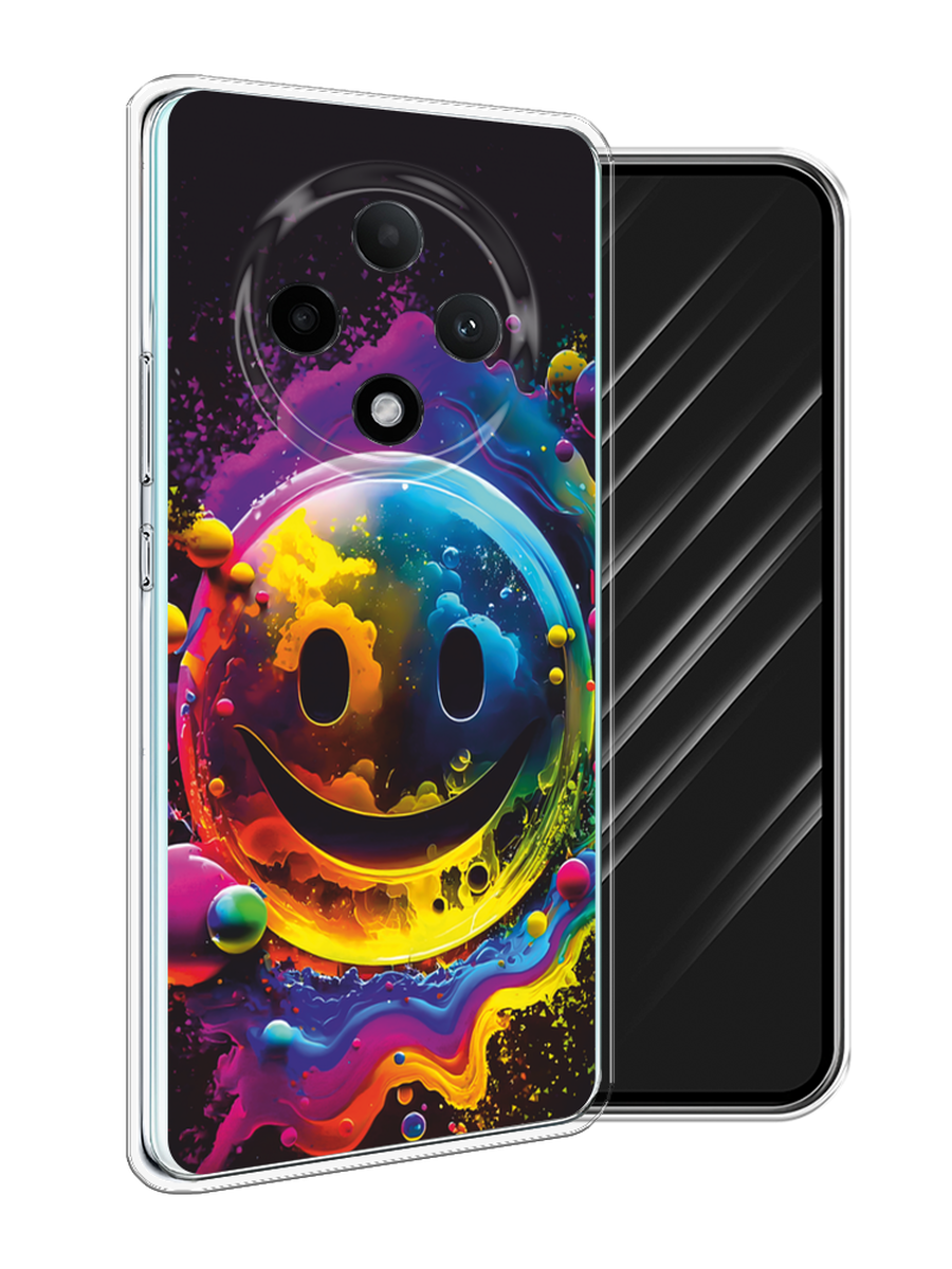 

Чехол Awog на Oppo A3 Pro 5G "Кислотный смайл", Фиолетовый;желтый;синий, 2517950-1