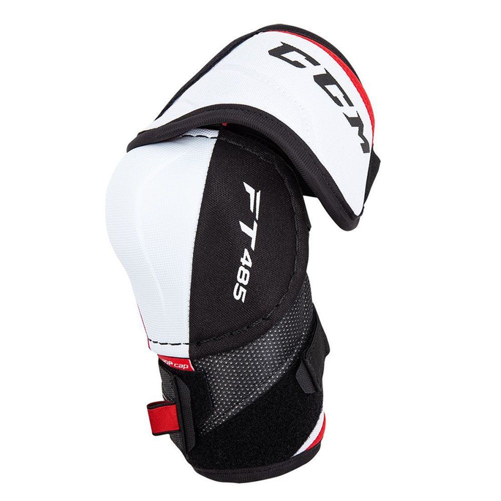 фото Налокотники хоккейные ccm ep jetspeed ft485 jr, black/whire, m