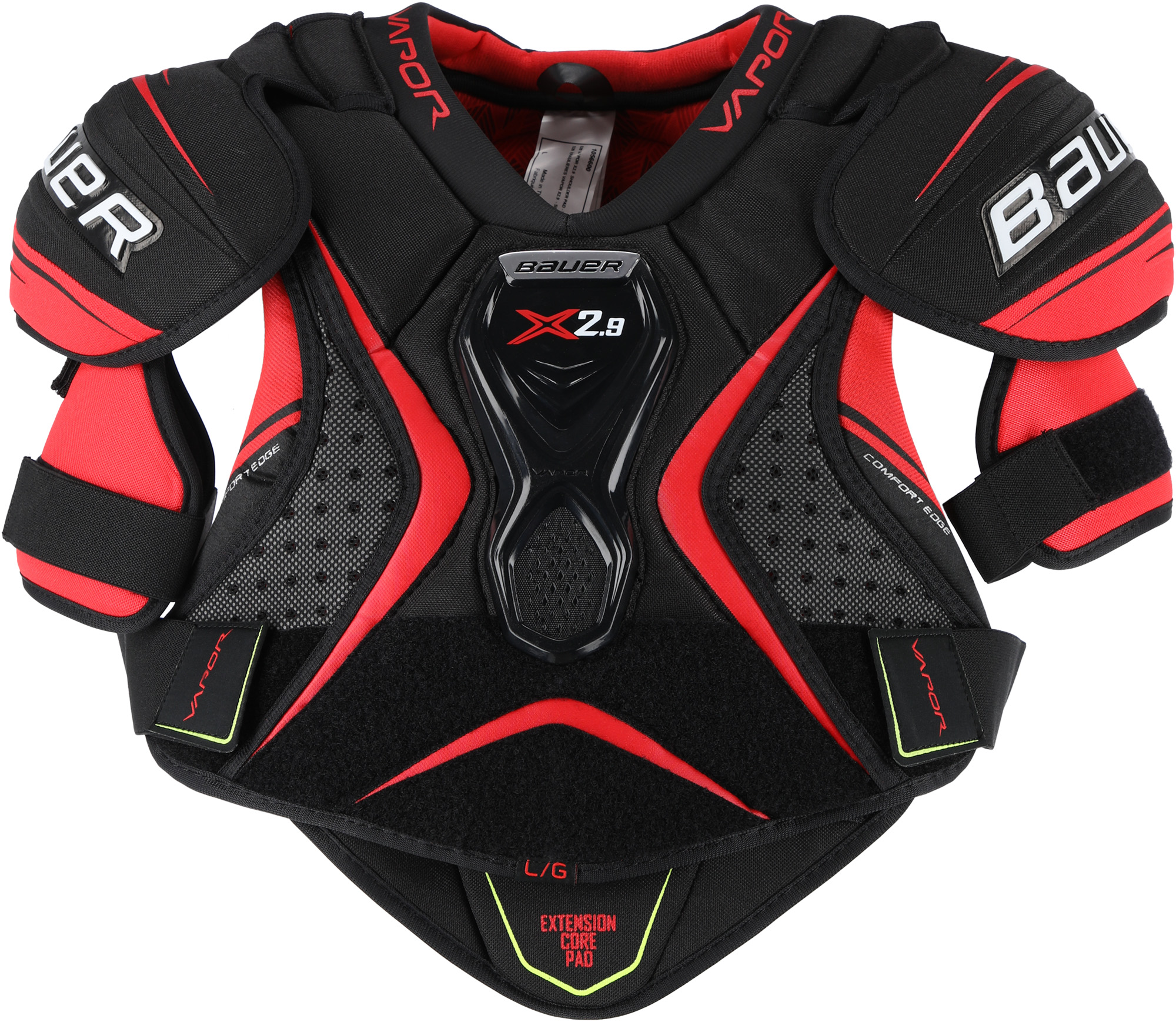 фото Нагрудник хоккейный bauer vapor x2.9 s20 sr, black/red, s