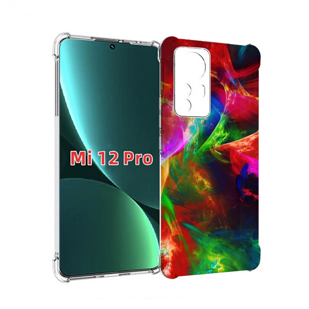 

Чехол MyPads Сияние-красок для Xiaomi 12S Pro, Прозрачный, Tocco