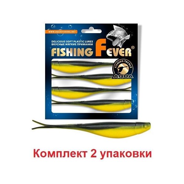 

Мягкая силиконовая приманка риппер для дроп-шота AQUA FishingFever BOSS (3.2 / 061, FishingFever Boss