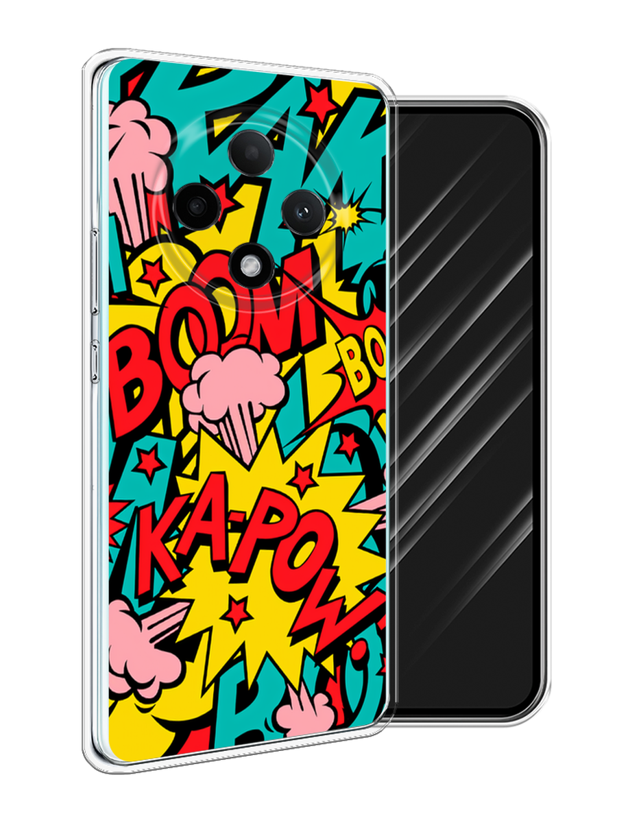 

Чехол Awog на Oppo A3 Pro 5G "Постер pop art", Бирюзовый;желтый;красный, 2517950-1