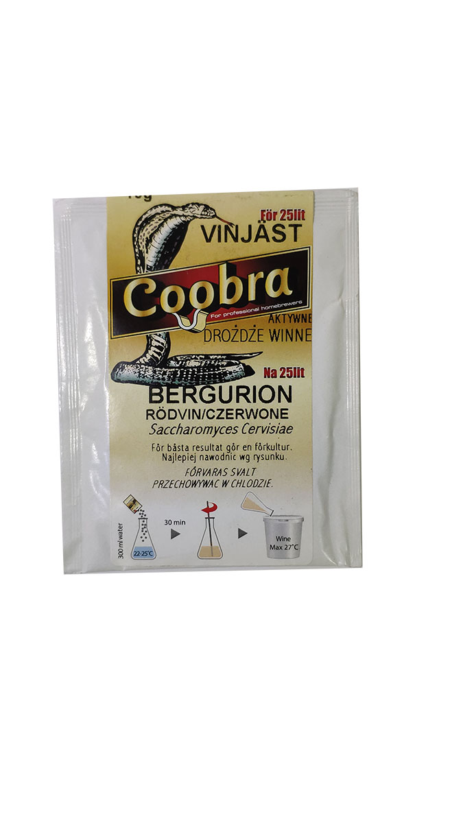 

20413 Дрожжи винные COOBRA JAST BOURGOGNE 10гр (бургундское)
