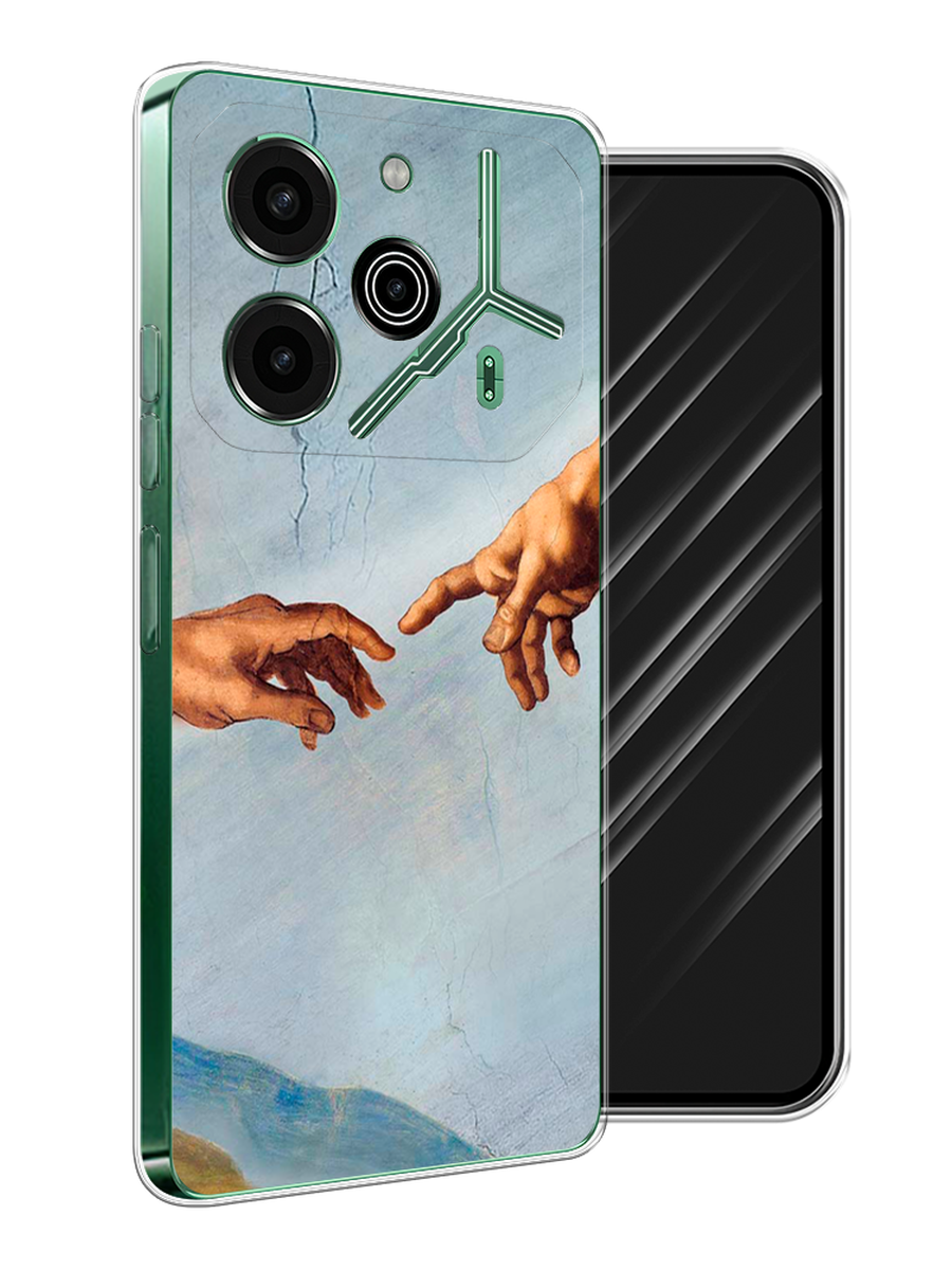 

Чехол Awog на Tecno Pova 6 Pro 5G "Сотворение Адама", Голубой;коричневый;серый, 305250-1