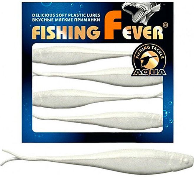 

Мягкая силиконовая приманка риппер для дроп-шота AQUA FishingFever BOSS (3.2 / 001 (белый), FishingFever Boss