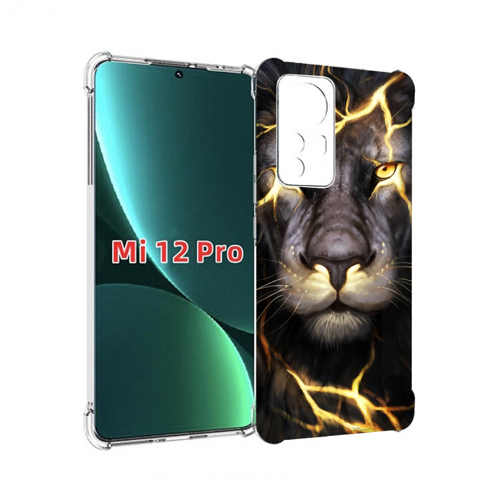 

Чехол MyPads Светящийся-лев мужской для Xiaomi 12S Pro, Прозрачный, Tocco