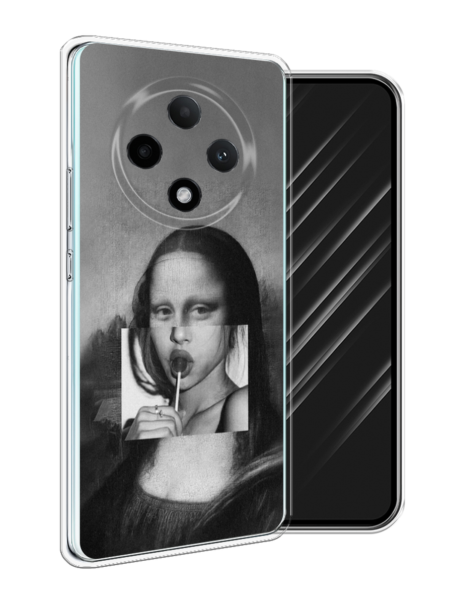 

Чехол Awog на Oppo A3 Pro 5G "Mona Lisa sucking lollipop", Серый, 2517950-1