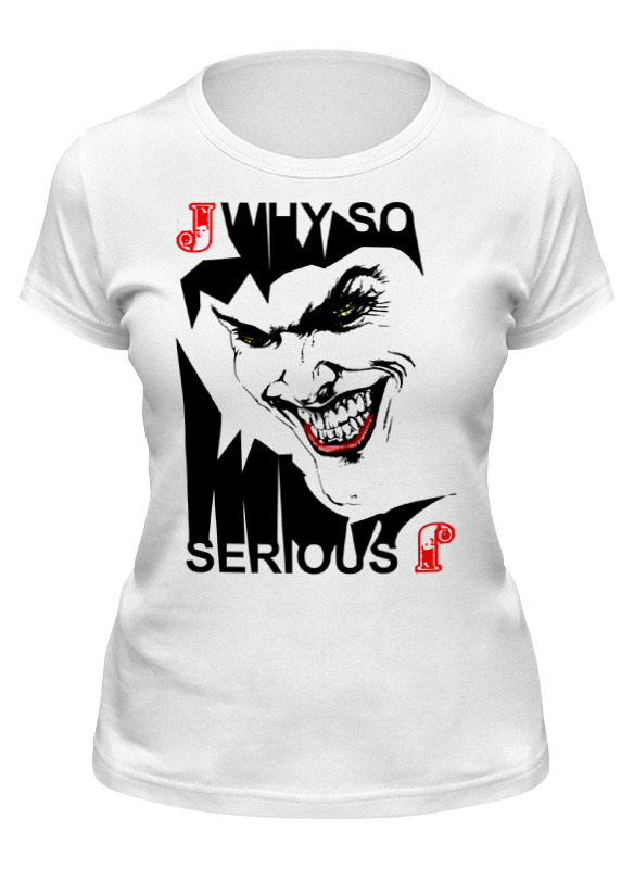 

Футболка женская Printio Joker белая XL, Белый, Joker