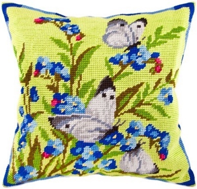 

Borovsky&Sons Чарiвниця, Капустницы на незабудках, 40*40 см