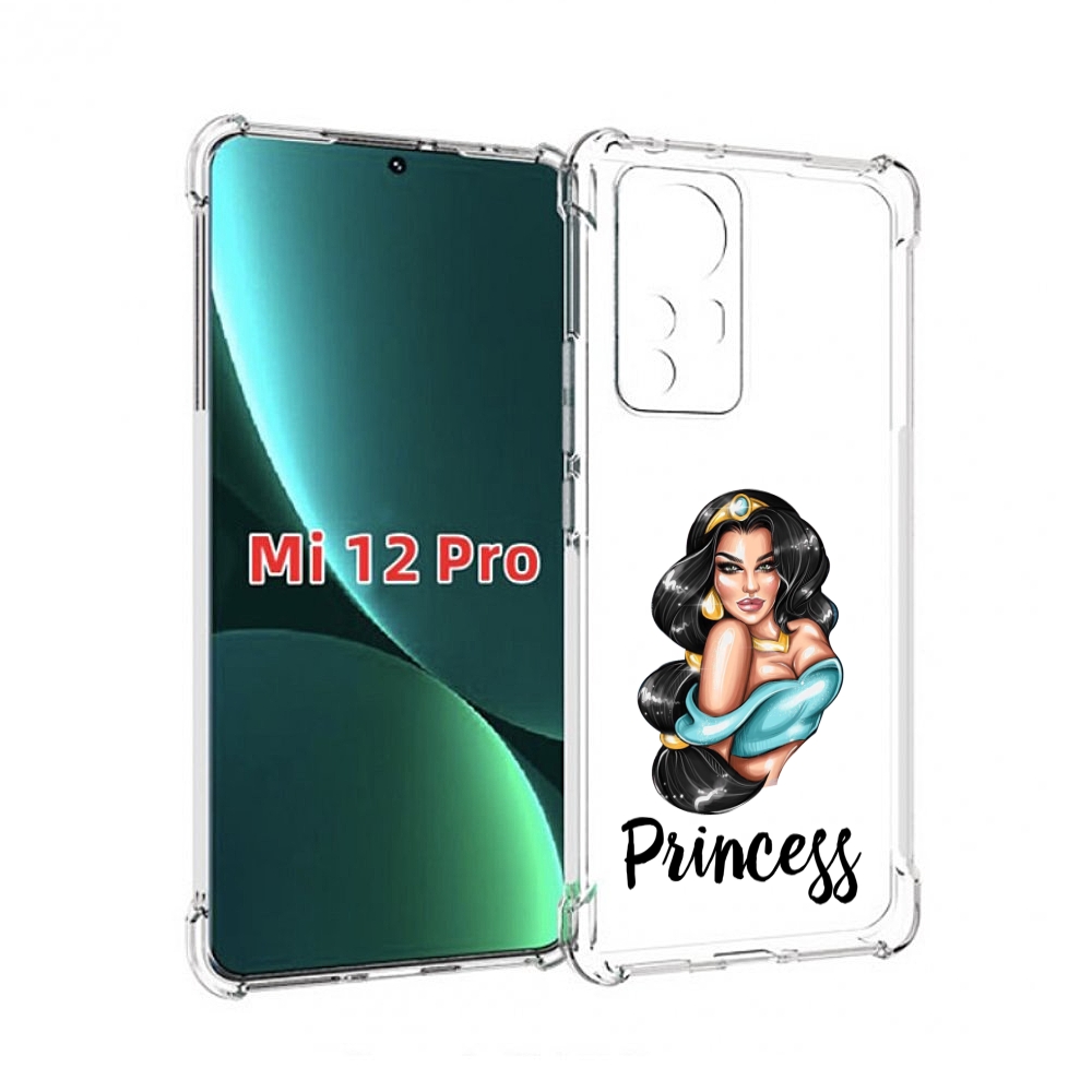 

Чехол MyPads Принцесса-Жасмин женский для Xiaomi 12S Pro, Прозрачный, Tocco
