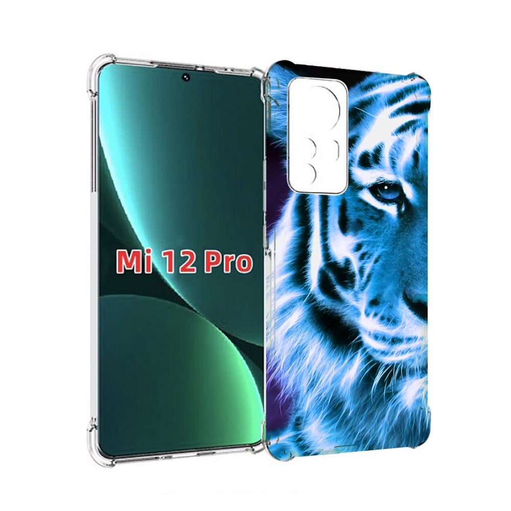 Чехол MyPads Половина-тигра мужской для Xiaomi 12S Pro