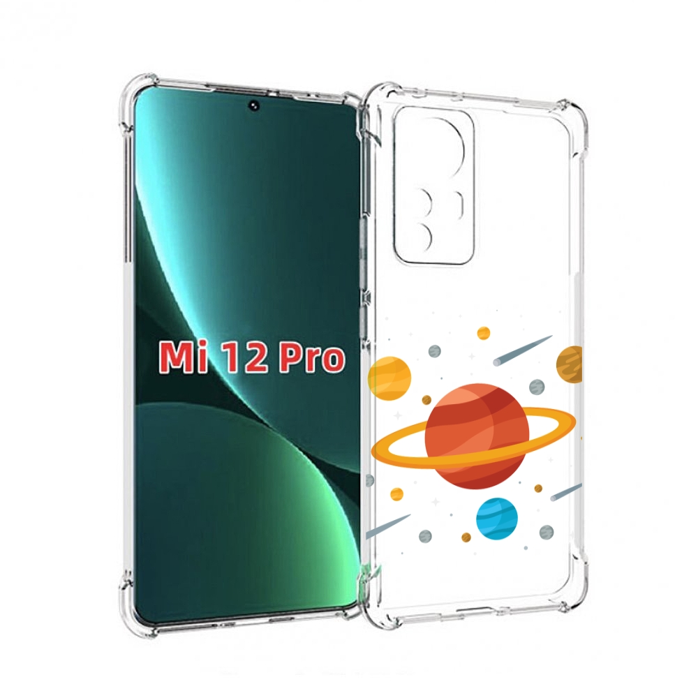 

Чехол MyPads Планета-Сатурн для Xiaomi 12S Pro, Прозрачный, Tocco