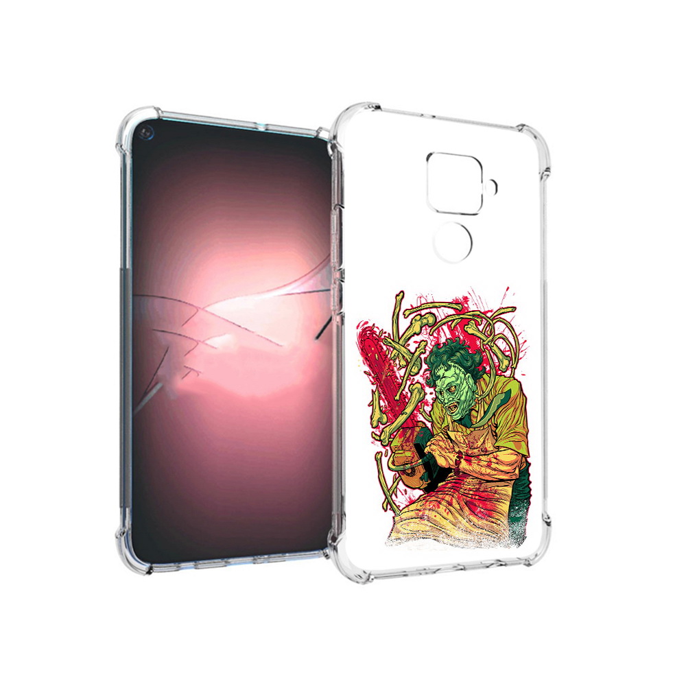 

Чехол MyPads Tocco для Huawei Nova 5i Pro яркий мясник, Прозрачный, Tocco