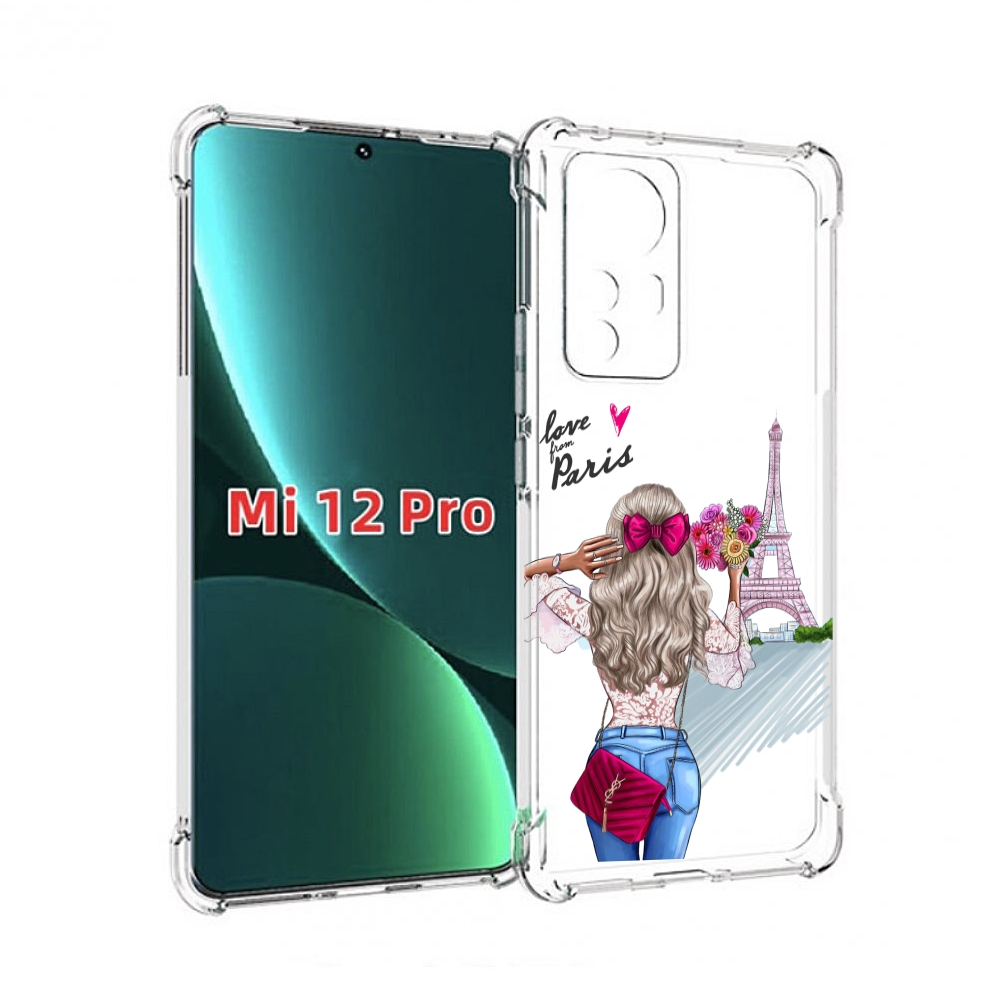 

Чехол MyPads Парижанка женский для Xiaomi 12S Pro, Прозрачный, Tocco