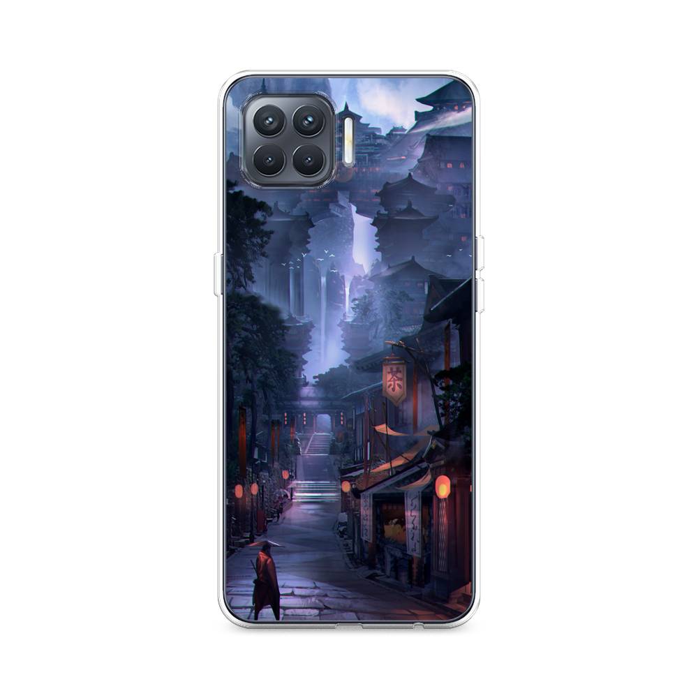 

Чехол Awog на Oppo Reno 4 Lite/A93 "Одинокий самурай", Разноцветный, 254550-10