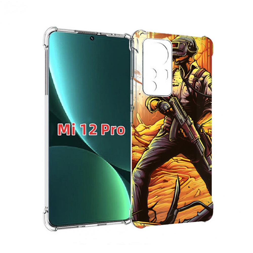 

Чехол MyPads Пабг для Xiaomi 12S Pro, Прозрачный, Tocco