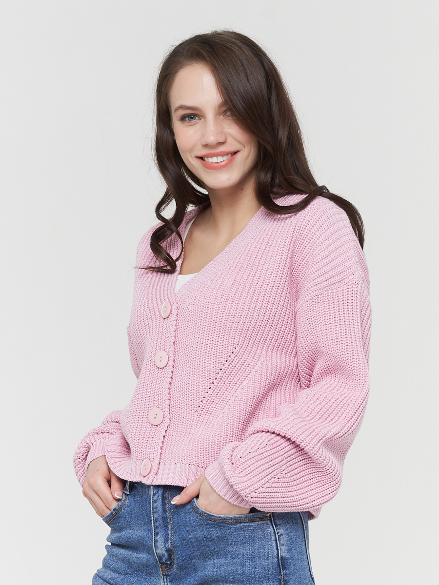 

Кардиган женский BE YOU BY211-14047 розовый 44 RU, BY211-14047
