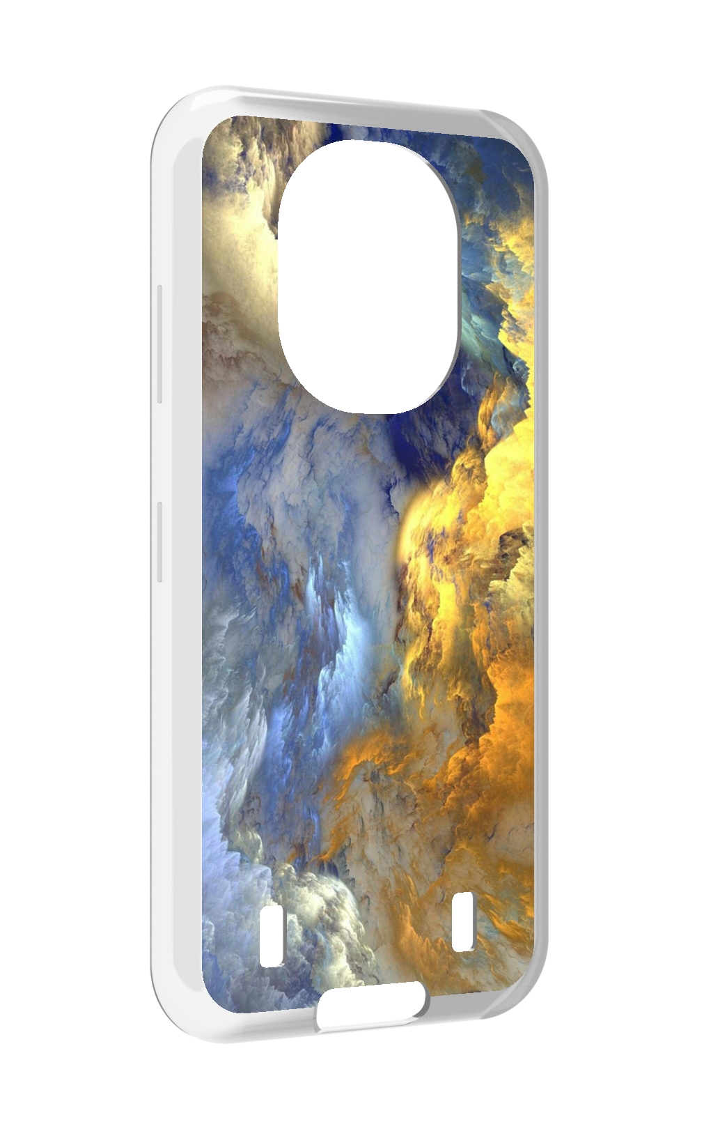 

Чехол MyPads мраморное небо для Oukitel WP16, Прозрачный, Tocco