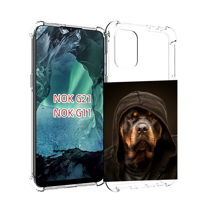 

Чехол Mypads Пес-Барбос Для Nokia G11/G21, Прозрачный, Tocco