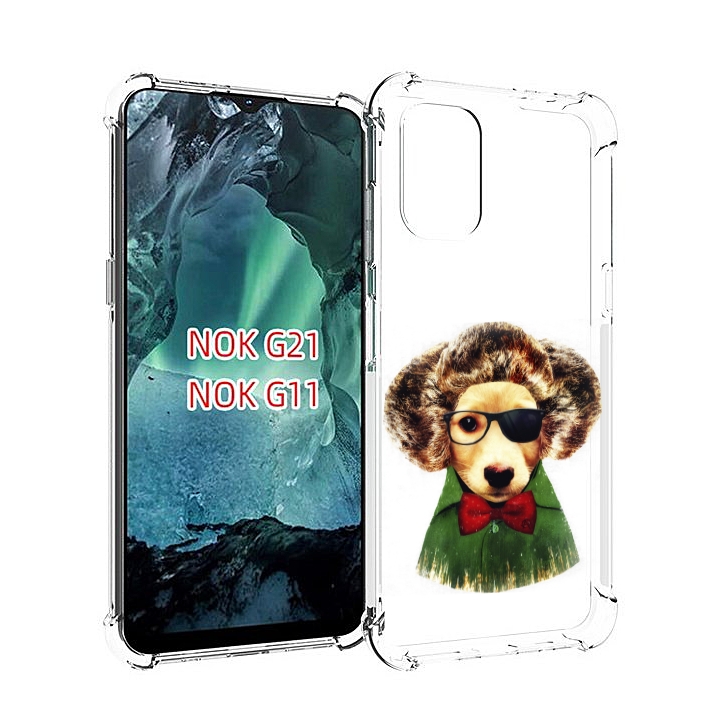 

Чехол Mypads Пес В Бабочке Для Nokia G11/G21, Прозрачный, Tocco