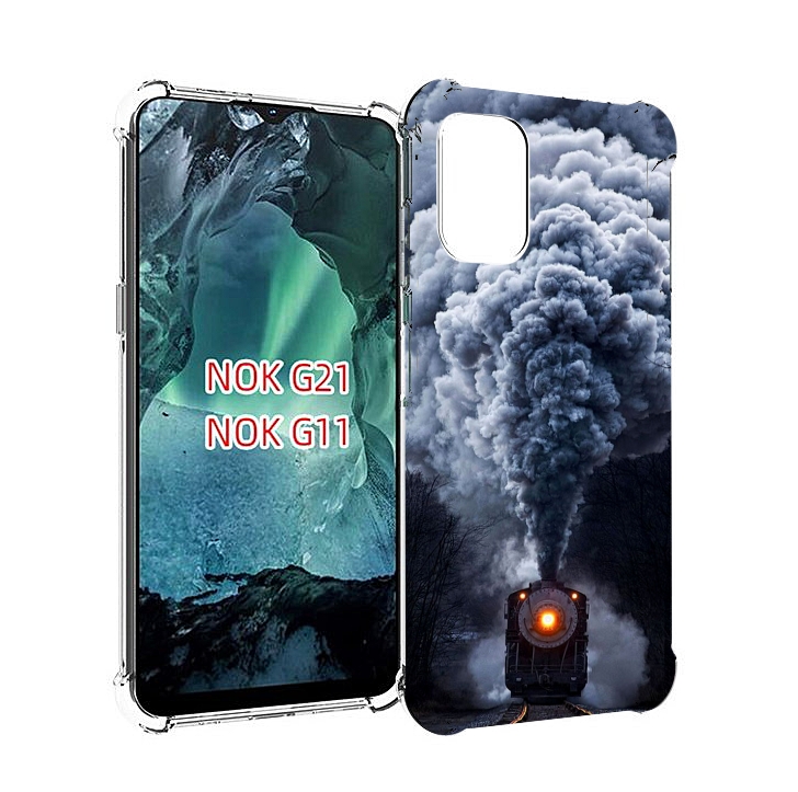 

Чехол Mypads Паровоз Для Nokia G11/G21, Прозрачный, Tocco