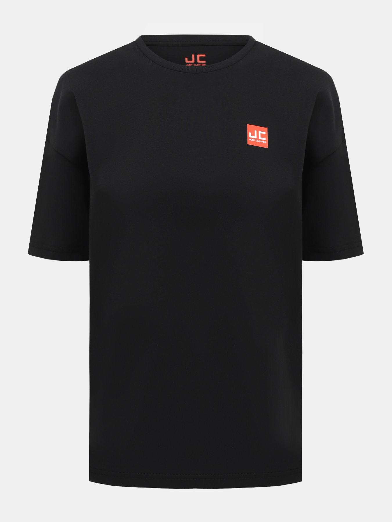 

Футболка женская Just Clothes 000000606 черная 44 RU, Черный, 000000606