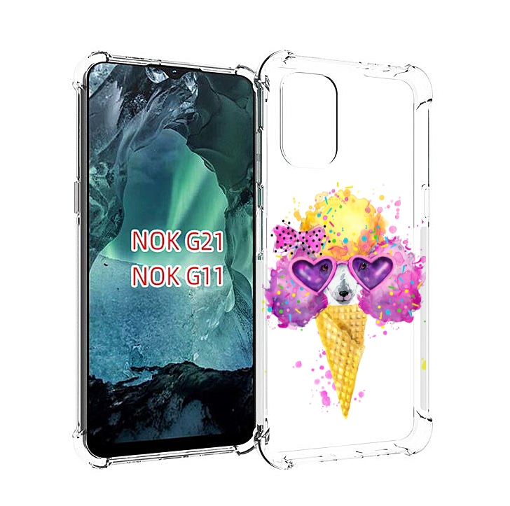 

Чехол MyPads Рожок для Nokia G11 / G21, Прозрачный, Tocco