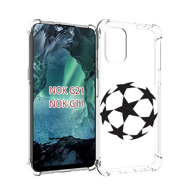 

Чехол Mypads Мячик Для Nokia G11/G21, Прозрачный, Tocco