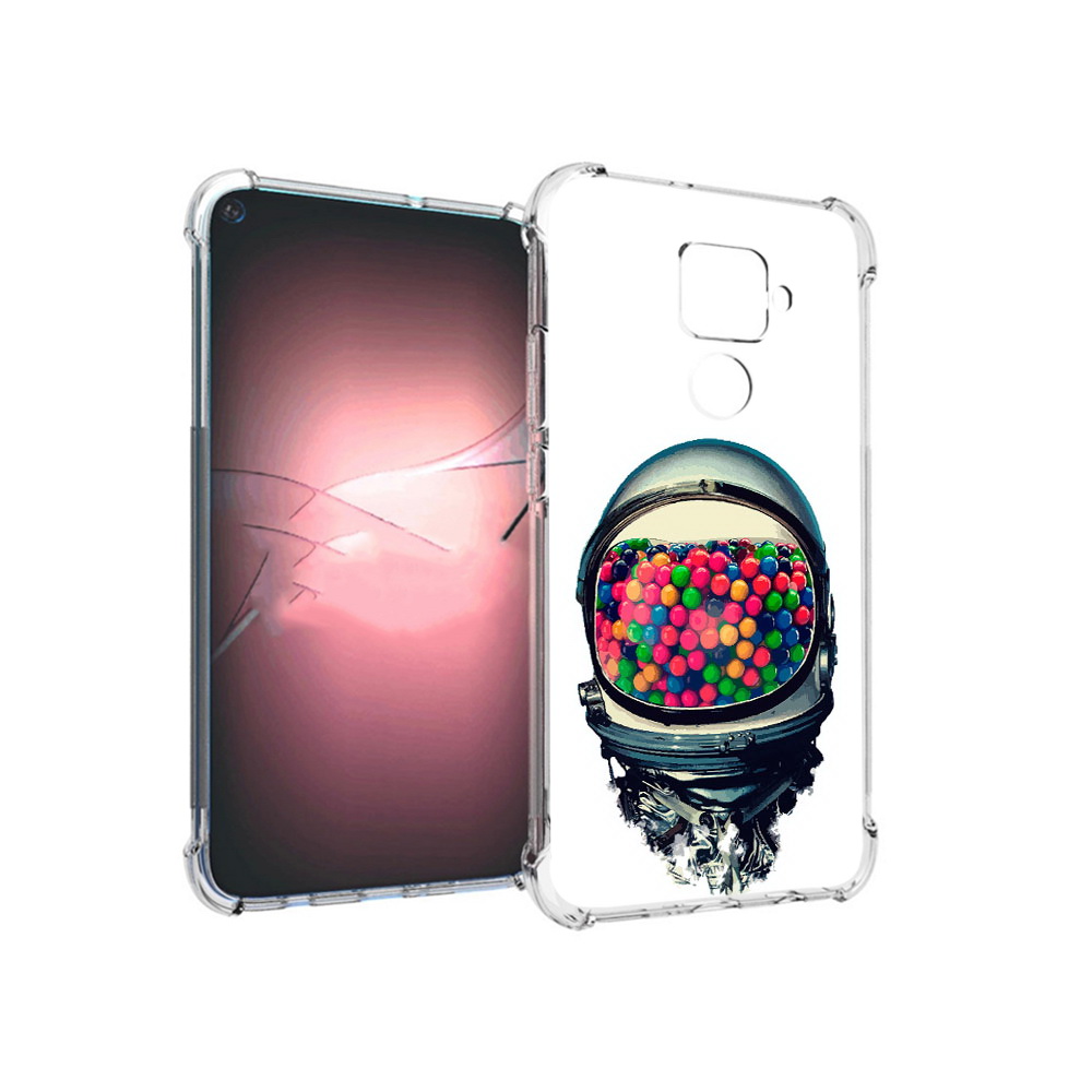 

Чехол MyPads Tocco для Huawei Nova 5i Pro шлем космонавта, Прозрачный, Tocco