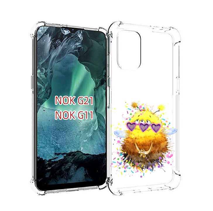 

Чехол MyPads Пушитый шмель для Nokia G11 / G21, Прозрачный, Tocco