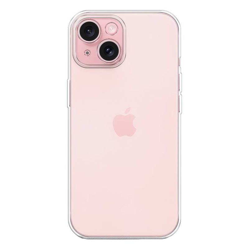 

Чехол силиконовый для iPhone 15 (6.1), с защитой камеры, X-CASE, прозрачный