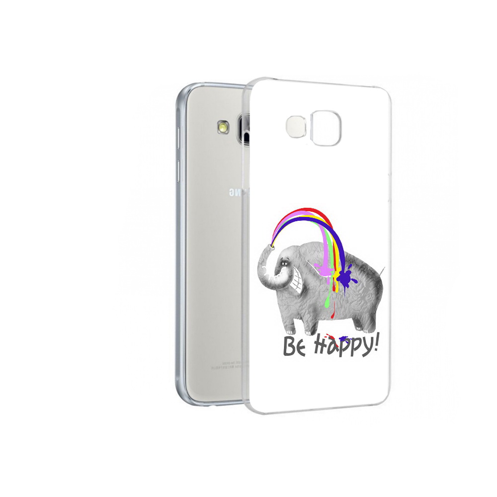 

Чехол MyPads Tocco для Samsung Galaxy A7 счастливый слон, Прозрачный, Tocco