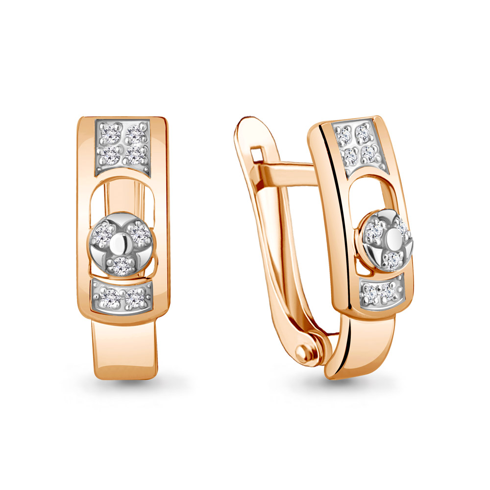 

Серьги из серебра с бриллиантом Aquamarine Aquamarine 040227_925_з, 040227_925_з