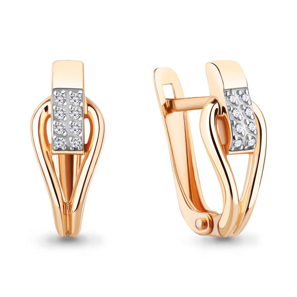 

Серьги из серебра с бриллиантом Aquamarine Aquamarine 040222_925_з, 040222_925_з