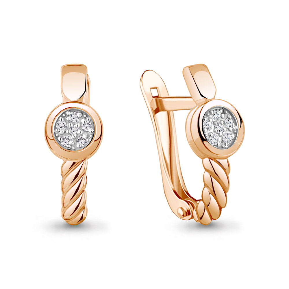 

Серьги из серебра с бриллиантом Aquamarine Aquamarine 040221_925_з, 040221_925_з