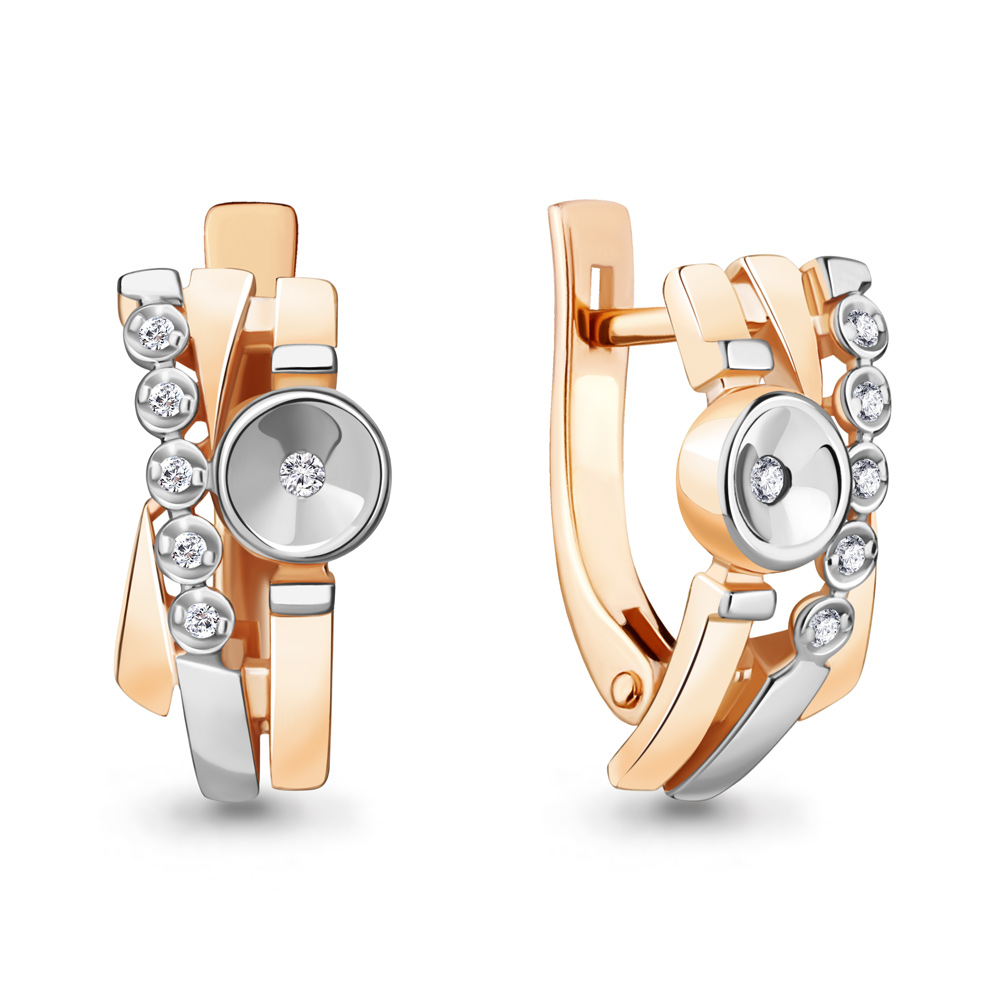 

Серьги из серебра с бриллиантом Aquamarine Aquamarine 040218_925_з, 040218_925_з