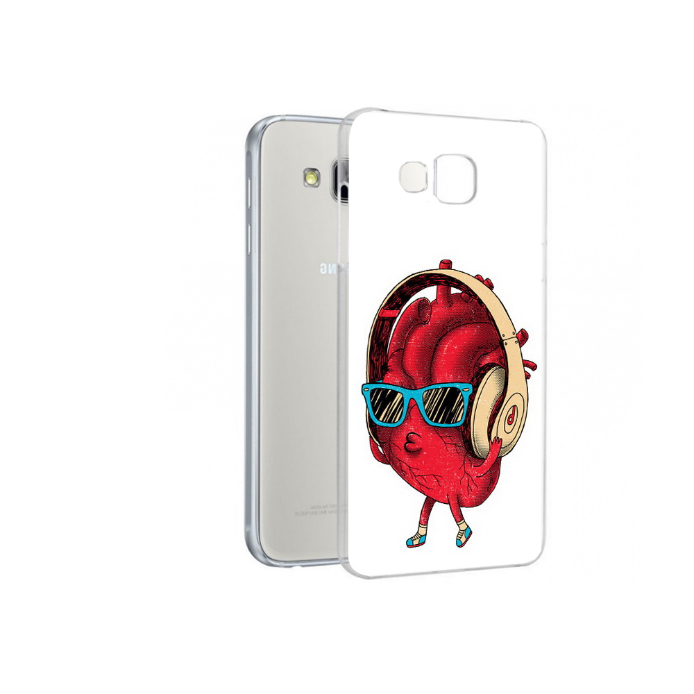 

Чехол MyPads Tocco для Samsung Galaxy A7 слушай сердце, Прозрачный, Tocco