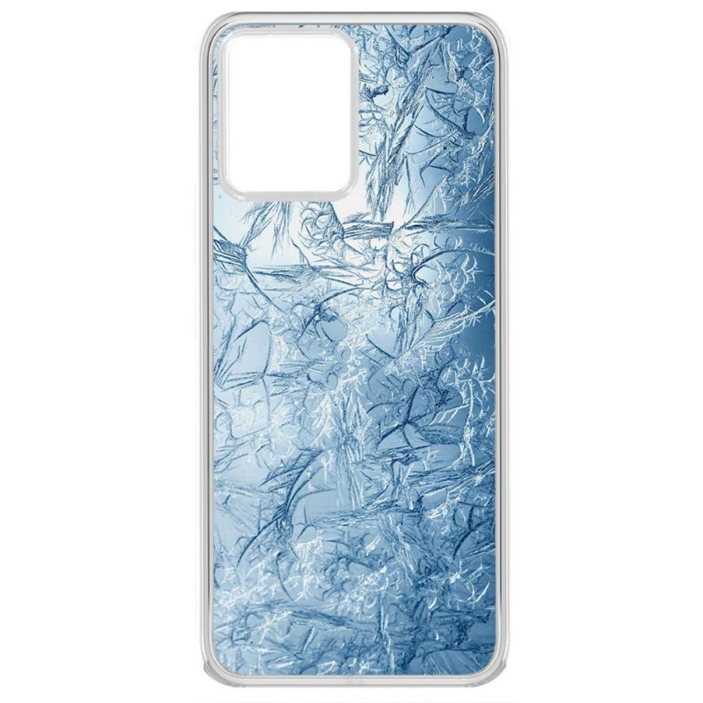 Чехол-накладка Krutoff Clear Case Лед для Realme 8/8 Pro 4G