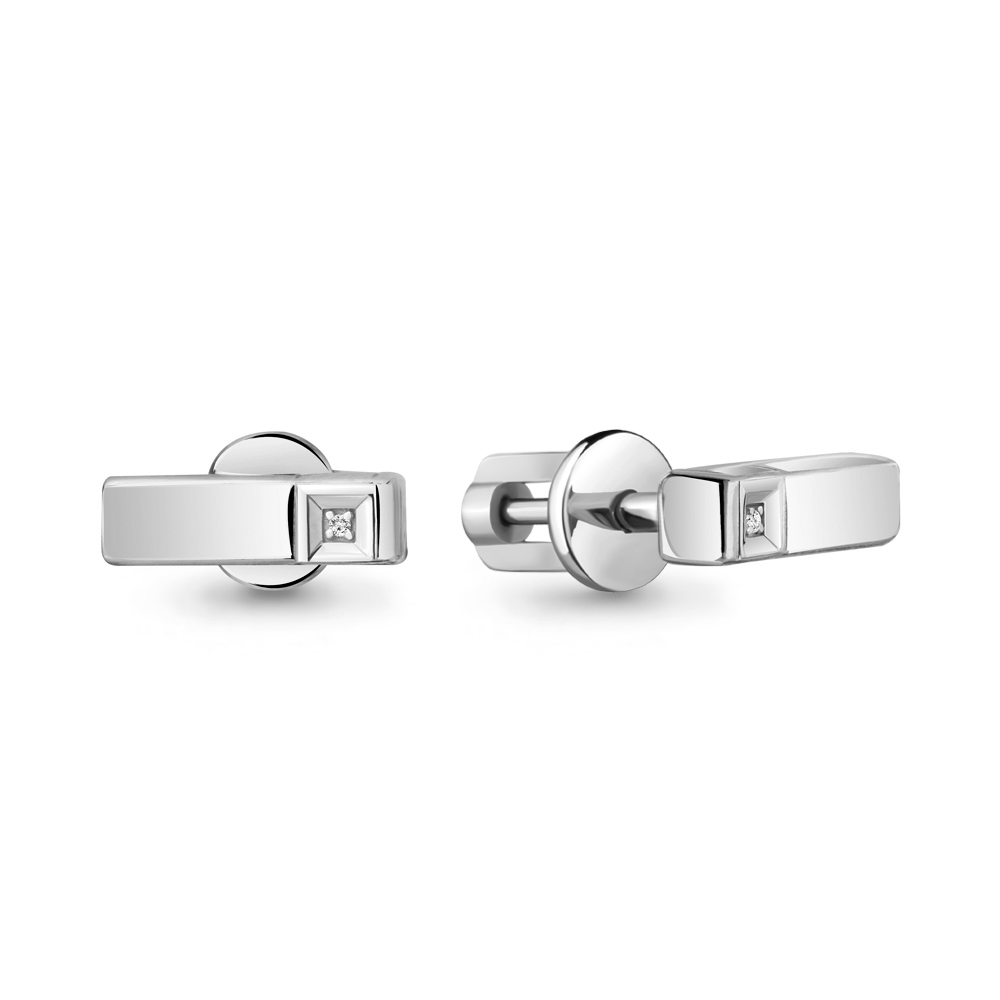 

Серьги из серебра с бриллиантом Aquamarine Aquamarine 040173_925_р, 040173_925_р