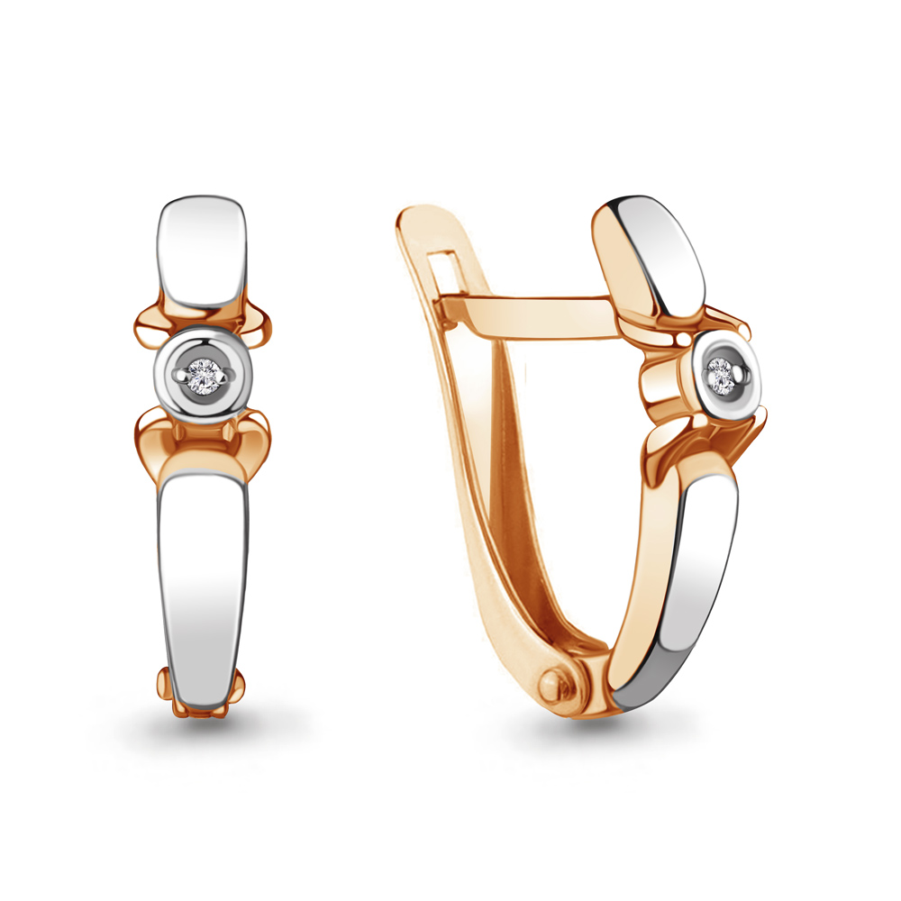 

Серьги из серебра с бриллиантом Aquamarine Aquamarine 040152_925_з, 040152_925_з