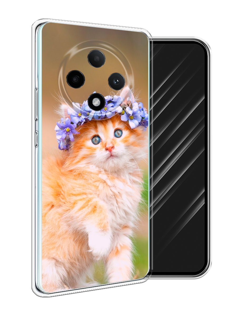 

Чехол Awog на Oppo A3 Pro 5G "Рыжий кот в венке", 2517950-1