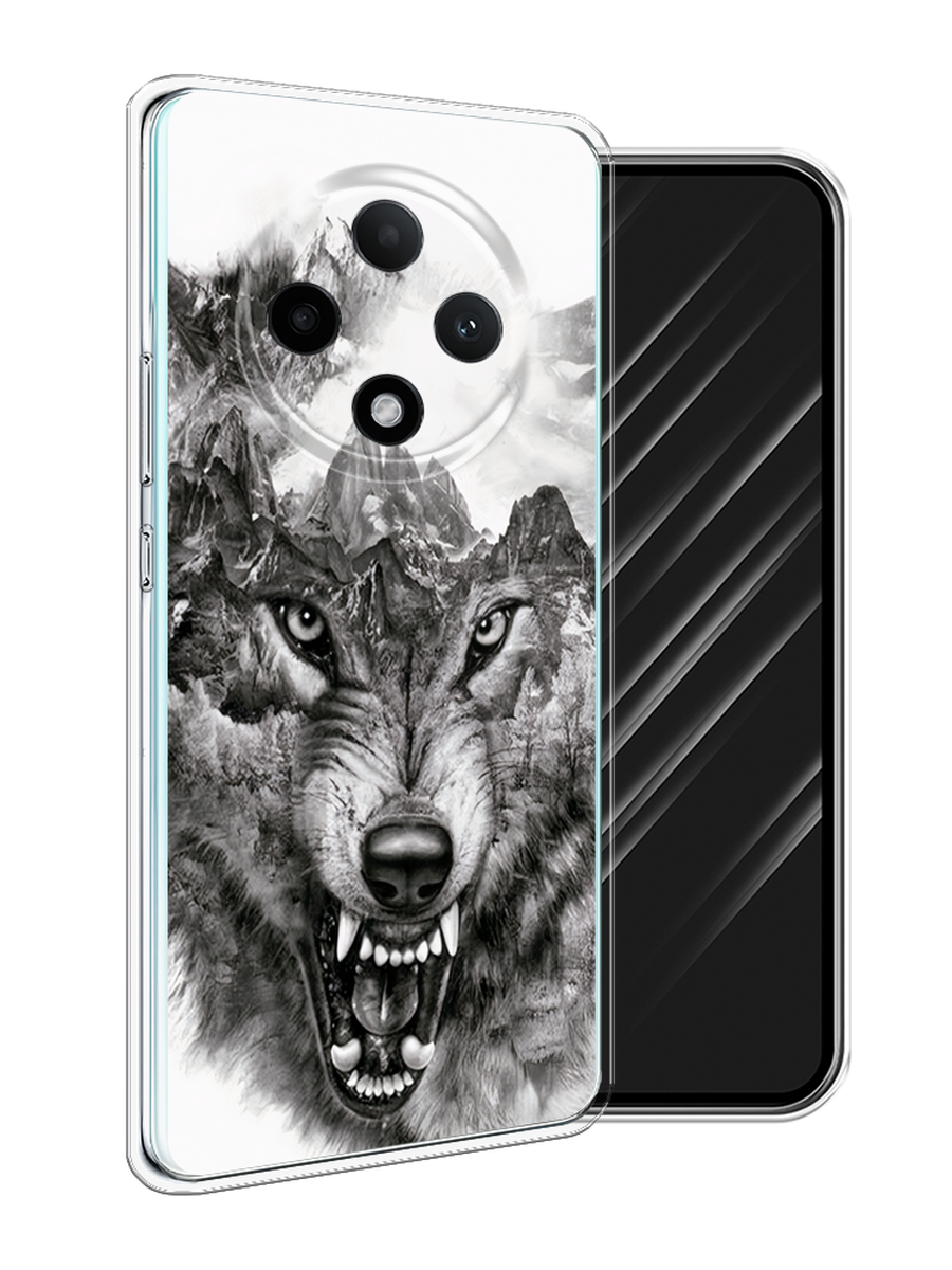 

Чехол Awog на Oppo A3 Pro 5G "Волк в горах", Серый;белый;бежевый, 2517950-1