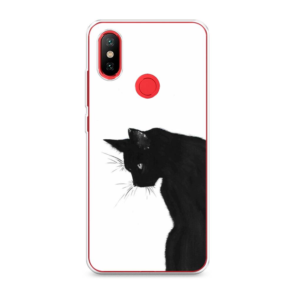 

Чехол Awog на Xiaomi Mi 6X/A2 "Black cat", Разноцветный, 33350-1