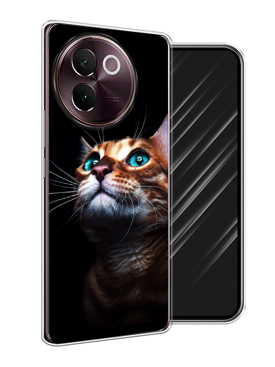 

Чехол Awog на Vivo V30e "Мечтательный кот", Коричневый, 2610550-1